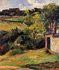 Paul Gauguin Rouen Suburb painting